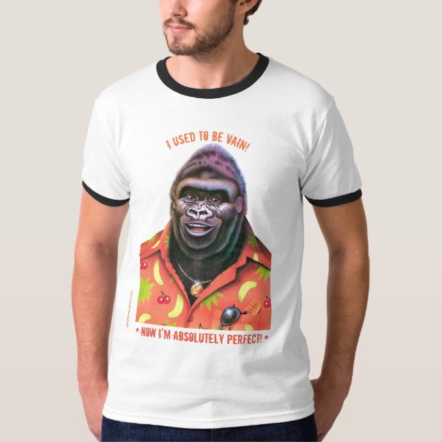 Camiseta Vain Gorilla diseño. (Anverso)