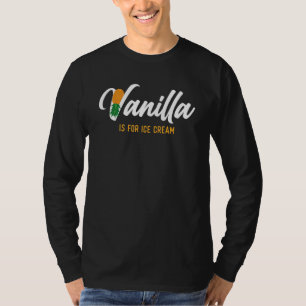 Camiseta Vainilla es para helado Piña al revés S