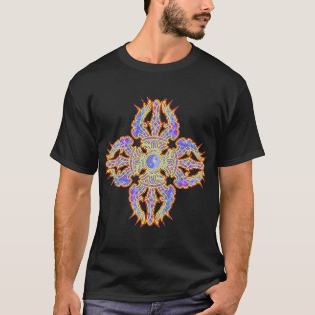 Camiseta Vajra budista (Anverso)