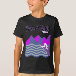 Camiseta Val D'isere Alpes franceses Estación de esquí de F