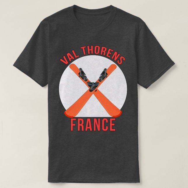Camiseta Val Thorens Francia (Diseño del anverso)