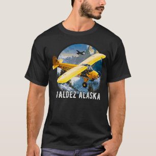Camiseta Valde piloto piloto piloto de volantes de avión re