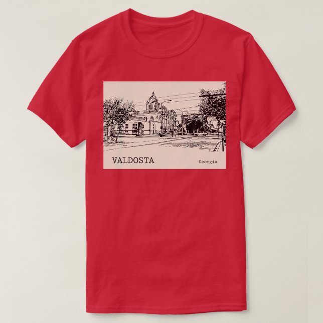 Camiseta Valdosta Georgia TShirt 1 (Diseño del anverso)