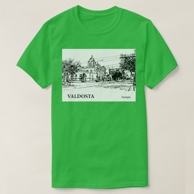 Camiseta Valdosta Georgia TShirt 3 (Diseño del anverso)