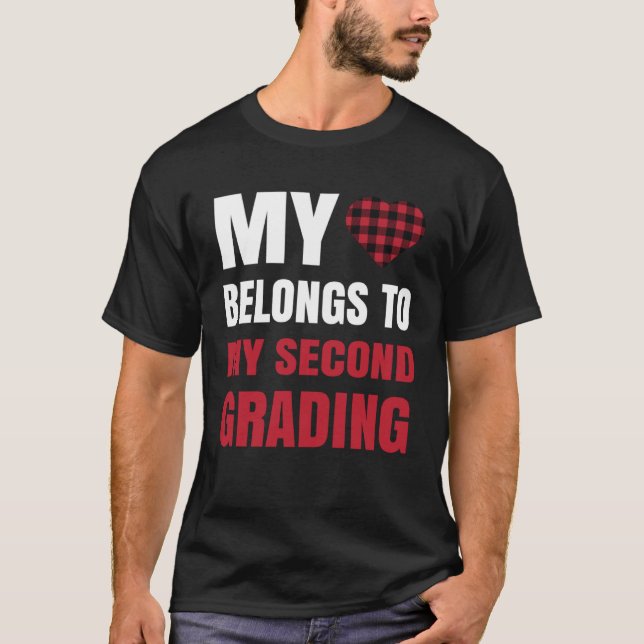 Camiseta Vale, profesora de segundo grado de la ropa de búf (Anverso)