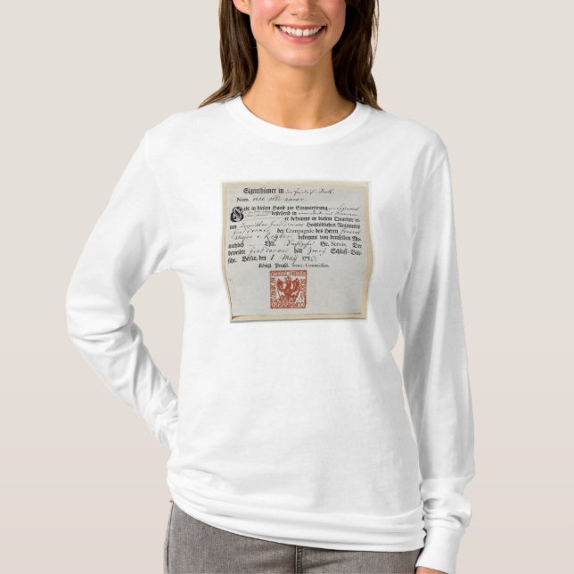 Camiseta Vale que aloja, 1759 (Anverso)