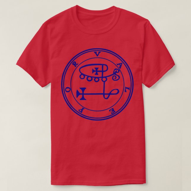 Camiseta Valefor Sigil tienta a los ladrones a robar azul (Diseño del anverso)