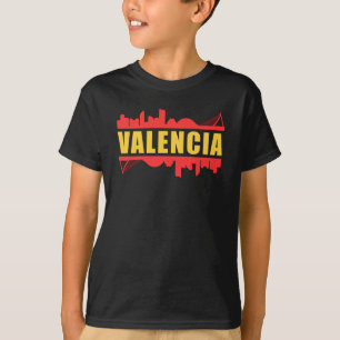 Camiseta Valencia España City Skyline Cityscape Gratis