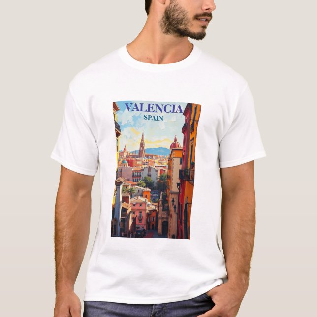 Camiseta Valencia España Viaje de arte (Anverso)