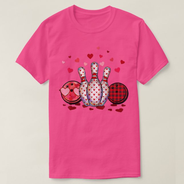 Camiseta Valentin, Navidades del Gnome Red Bowling de búfal (Diseño del anverso)