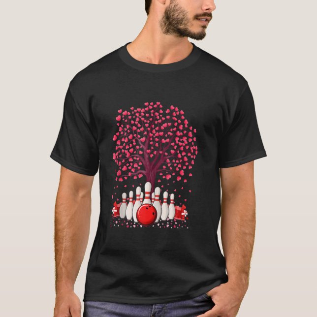Camiseta Valentin, Navidades del Gnome Red Bowling de búfal (Anverso)