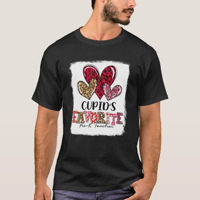 Camiseta Valentin, profesora preescolar favorita de Cupido  (Anverso)