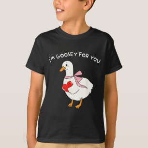 Camiseta Valentín Silly Goose Estoy Goosey Por Ti Pato Vale