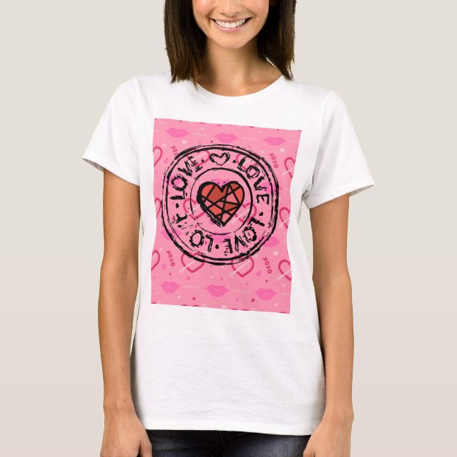 Camiseta valentina de amor (Anverso)