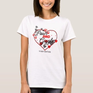 Camiseta Valentina de perro, valentina de gato: Paws & Gigg