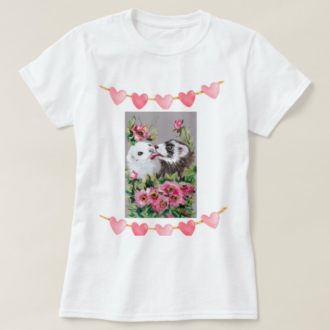 Camiseta valentina Ferrets (Diseño del anverso)