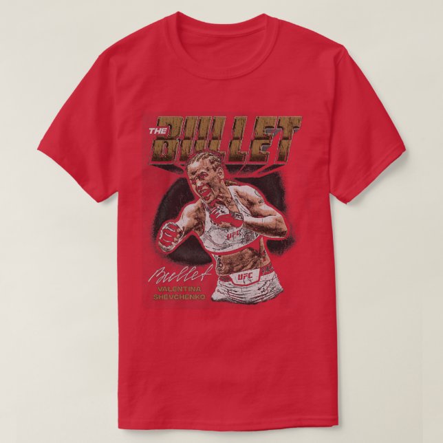 Camiseta Valentina Shevchenko El zarramplín de bala TShirt (Diseño del anverso)