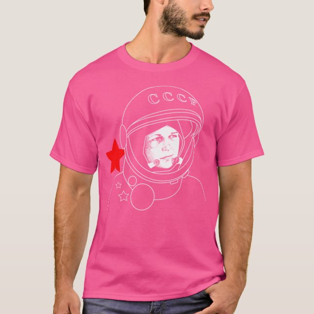 Camiseta Valentina Tereshkova Cosmonauta (Anverso)
