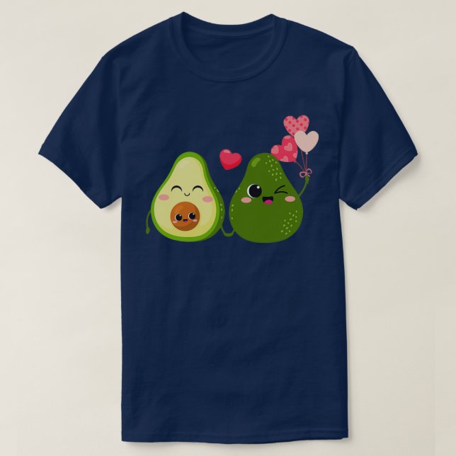 Camiseta Valentine Aguacate Classic TShirt (Diseño del anverso)