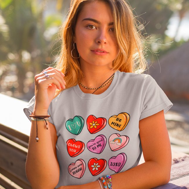 Camiseta Valentine Be Mine Gimme Un Amor Al Azúcar (Subido por el creador)