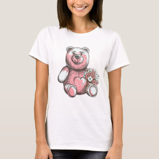 Camiseta Valentine Bear
