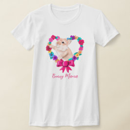 Camiseta Valentine Bunny Mama T-Shirt