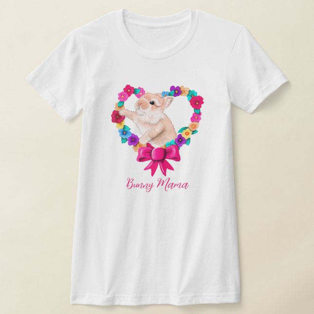 Camiseta Valentine Bunny Mama T-Shirt (Distribución)