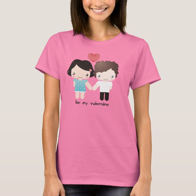 Camiseta Valentine Couple Shirt (Anverso)