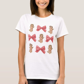 Camiseta Valentine Cupid Coquette Pink
