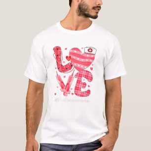 Camiseta Valentine Day Love Healthcare