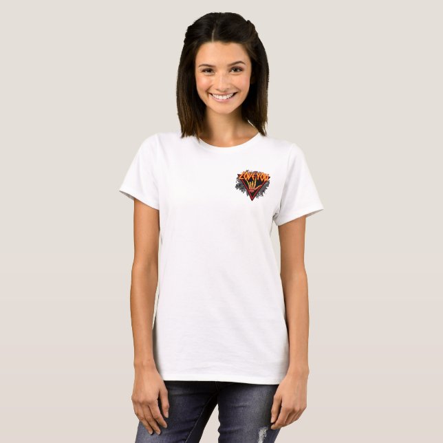Camiseta Valentine day´s Love romantic holiday heart romans (Anverso completo)