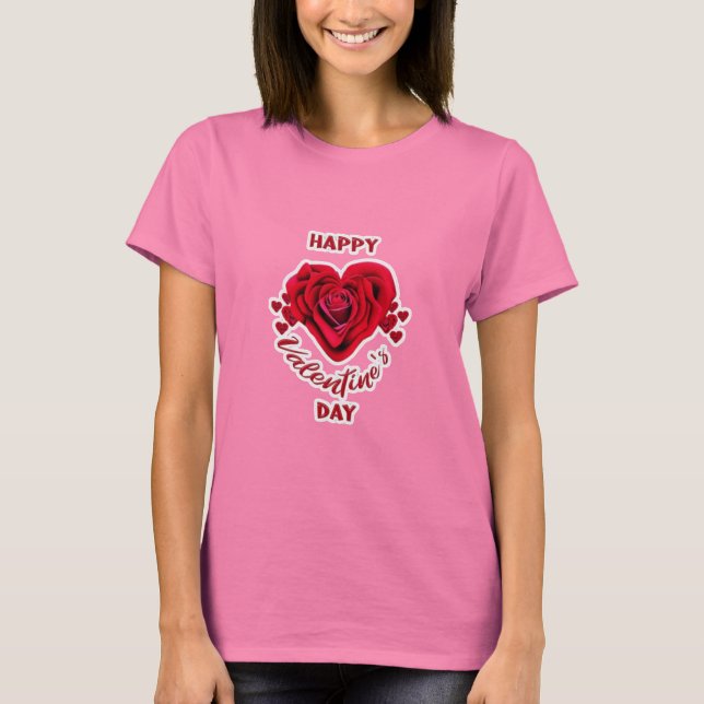 Camiseta Valentine de moda - ¡Celebren el amor con estilo!  (Anverso)