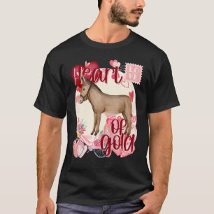 Camiseta Valentine Donkey Simplemente acuarela colores sure