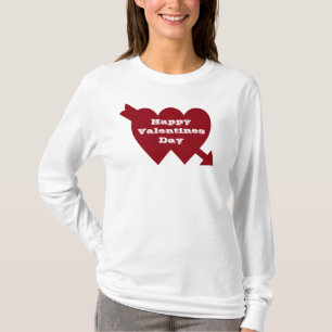Camiseta VALENTINE DOS CORAZONES arriba