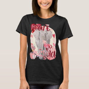 Camiseta Valentine Elephant Simply Watercolor Southern Colo