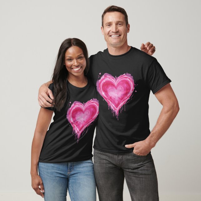Camiseta Valentine  energy soft heart and strong attitude (Unisexo)