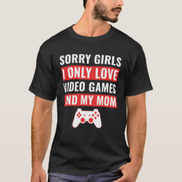 Camiseta Valentine Gaming Love Mom y Video Games T-Shirt