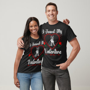 Camiseta Valentine Gift Dog Boston Terrier