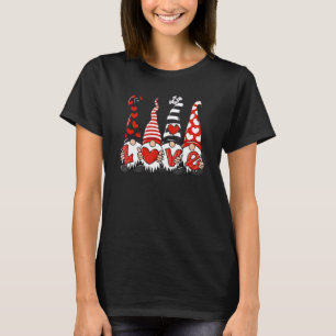 Camiseta Valentine Gnome Shirt Cute Love Heart Gnomes Pajam
