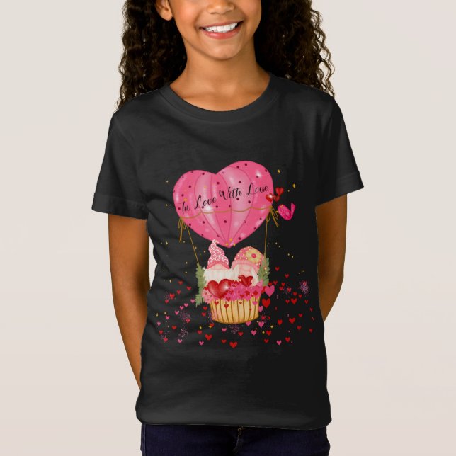 Camiseta Valentine Gnomes, el corazón de San Valentín en gl (Anverso)