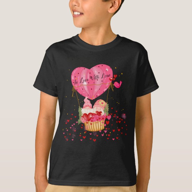 Camiseta Valentine Gnomes, el corazón de San Valentín en gl (Anverso)