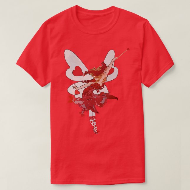 Camiseta Valentine Heart Fairy (Diseño del anverso)