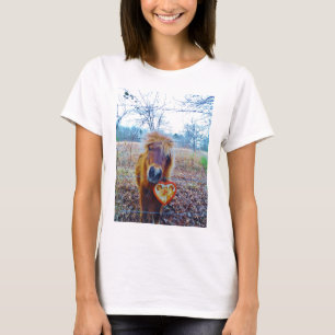 Camiseta Valentine Heart Horse