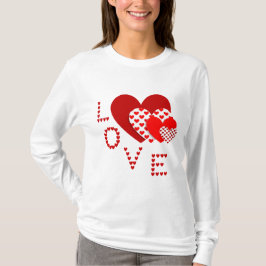 Camiseta Valentine Heart Love