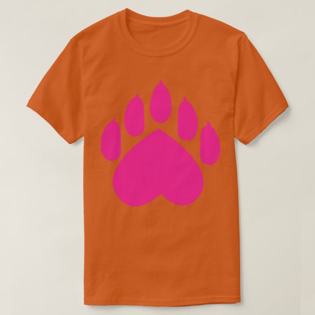 Camiseta Valentine Heart Paw (Diseño del anverso)