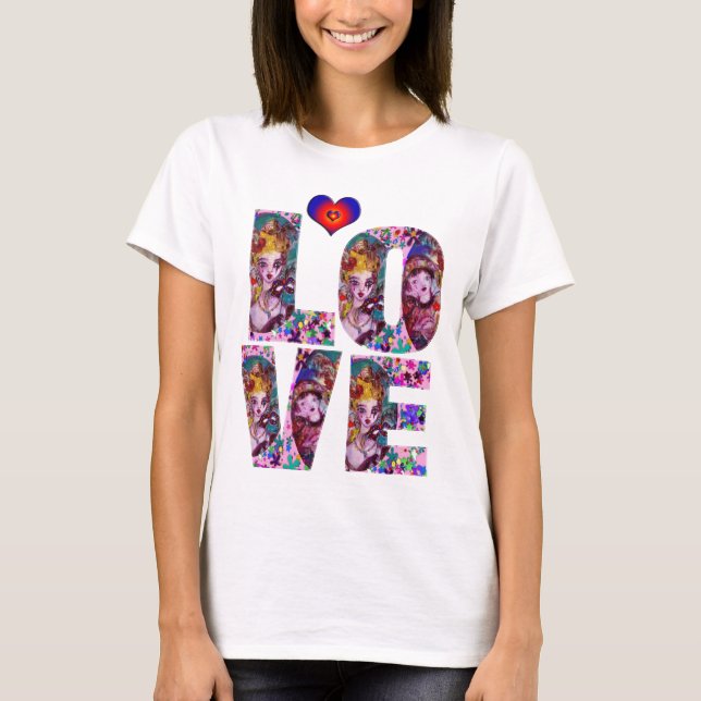 CAMISETA VALENTINE LOVE VENETIAN MASQUERADE (Anverso)