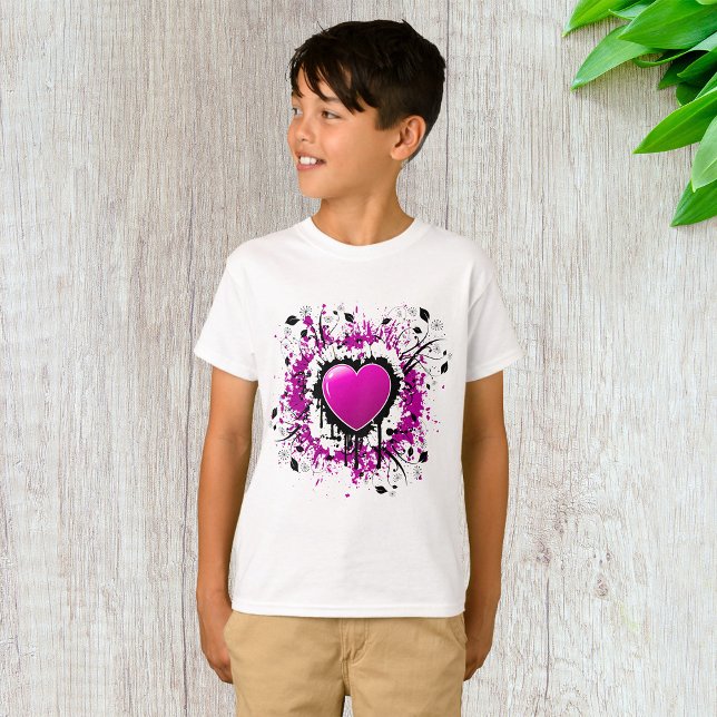 Camiseta Valentine Purple Heart (Subido por el creador)
