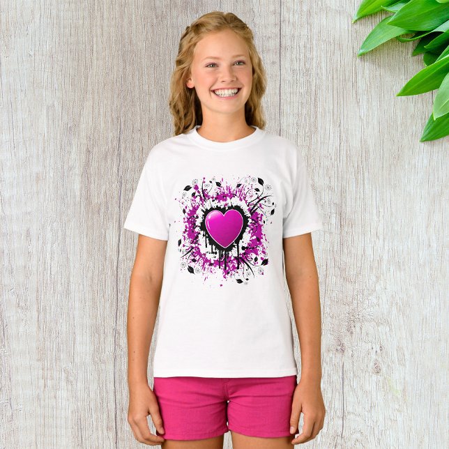 Camiseta Valentine Purple Heart (Subido por el creador)