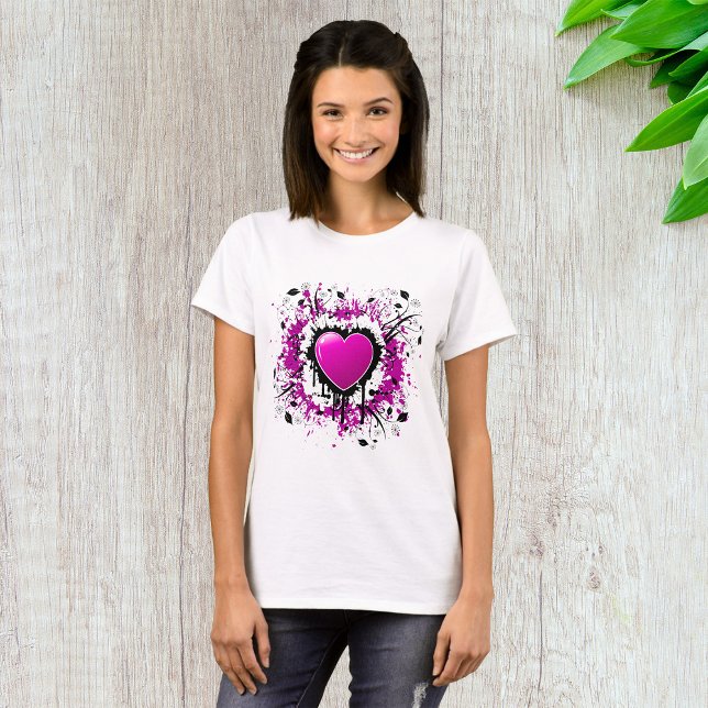 Camiseta Valentine Purple Heart (Subido por el creador)