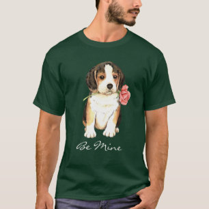 Camiseta Valentine Rosa Beagle
